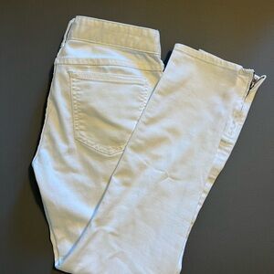 Free People cropped zipper hem jeans